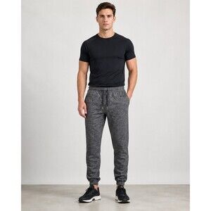 Casual Streetwear Heather Gray Jogger Pants Men’s 33 Ezekiel Bazooka Drawstring